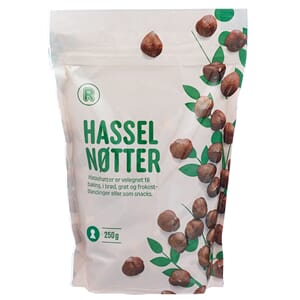 Hasselnøttkjerner 250g
