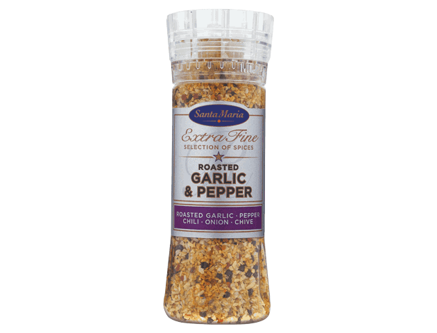 Roasted garlic & pepper kvern 265g