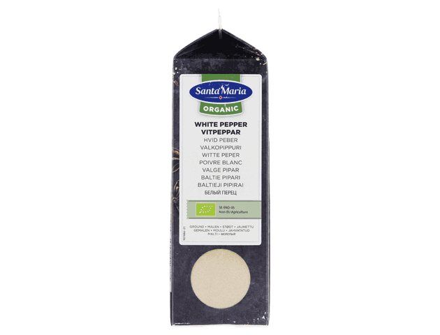 Hvit pepper malt økol. 555g
