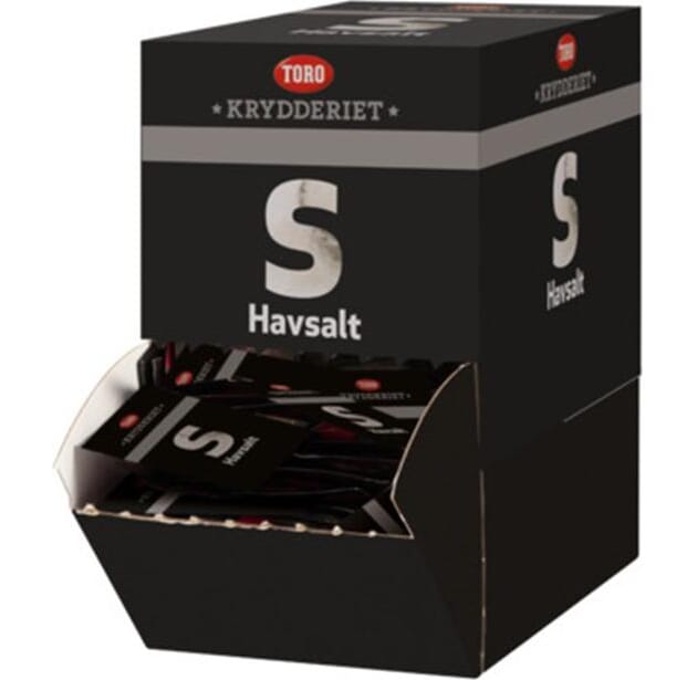 Havsalt porsjon kuvert 1000stk