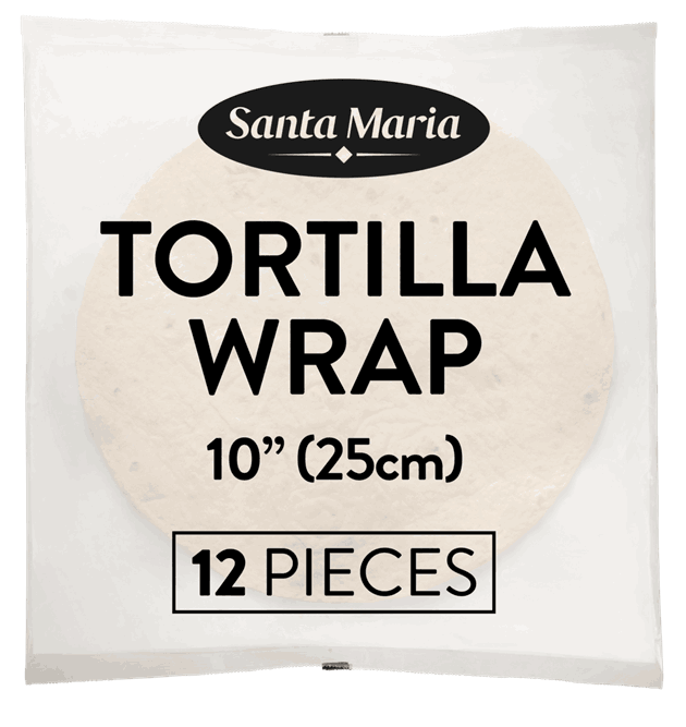 Tortilla wrap 10" 12stk 750g