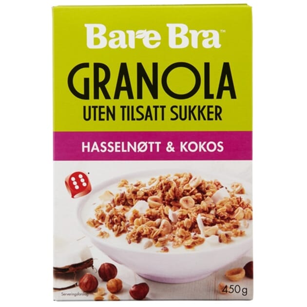 Hasselnøtt & kokos 450g