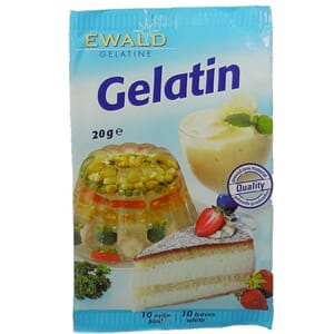 Gelatinplater 20g