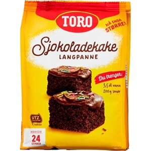 Sjokoladekake Langpanne 854g