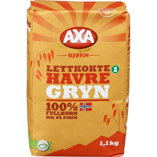 Havregryn lettkokte 1,1kg