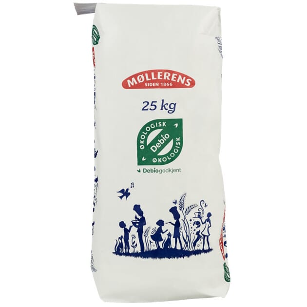 Hvetemel øk siktet sekk 25kg