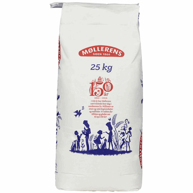 Hvetemel siktet sekk 25kg