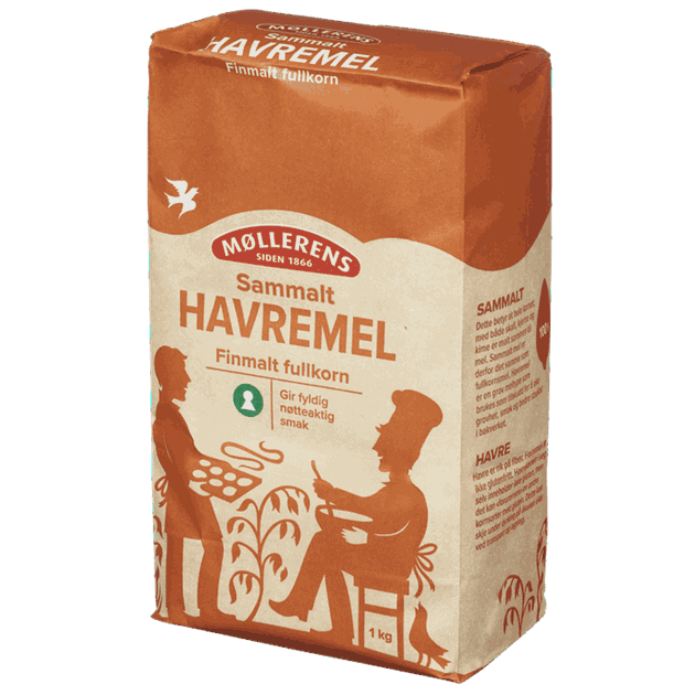 Havremel sammalt 1kg
