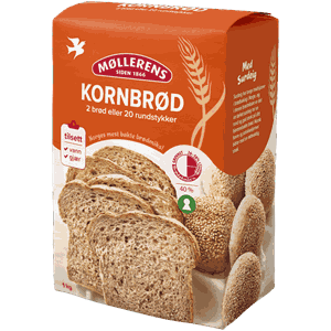 Møllerens Kornbrød Melmiks 1 Kg