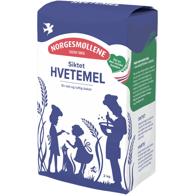 Hvetemel siktet 2kg