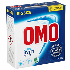 Omo ultra hvitt 4,5kg