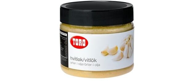 Urter i olje - hvitløk 350g