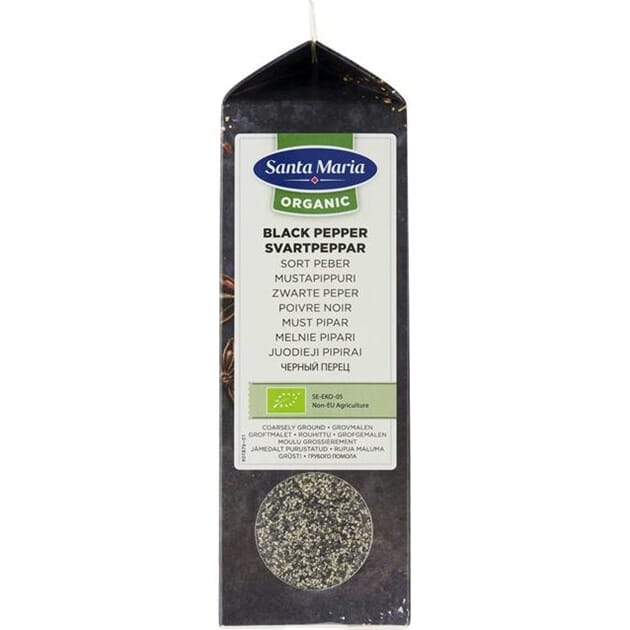 Sort pepper grovmalt økol. 380g