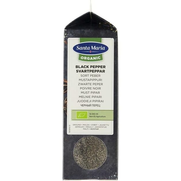 Sort pepper malt økol. 330g