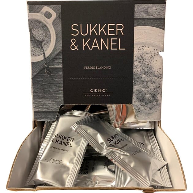 Cemo sukker kanel porsjon 100stk