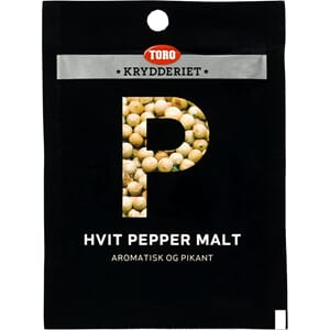 Pepper Hvit Malt Pose 13g