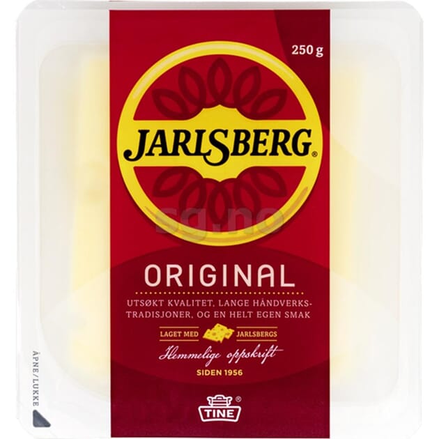 Jarlsberg 27% i skiver 250g