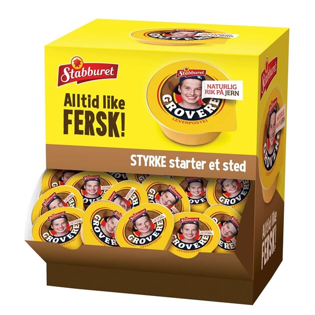 Leverpostei grovere kuvert 70x22g