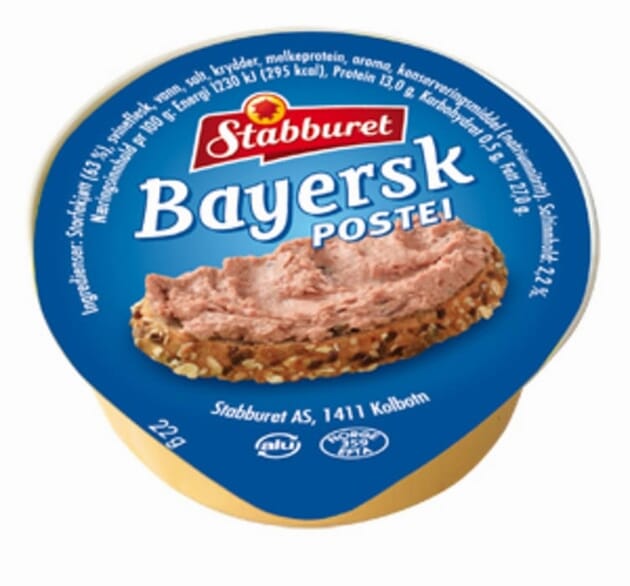 Bayersk postei kuvert 70x22g