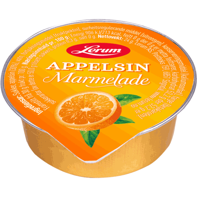 Appelsinmarmelade kuvert 100x24g