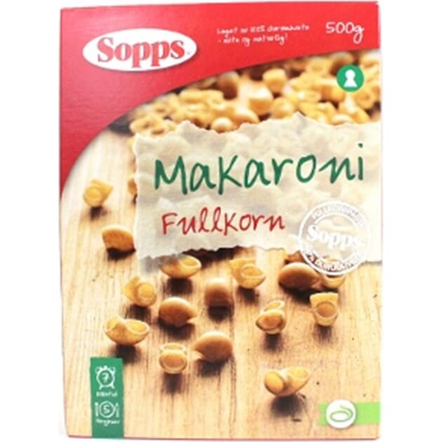 Makaroni fullkorn 500g