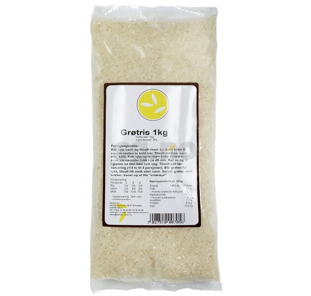 Grøtris 1kg 50min