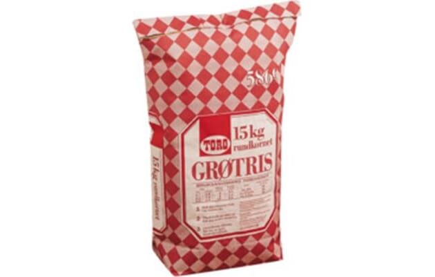Grøtris rundkornet 15kg