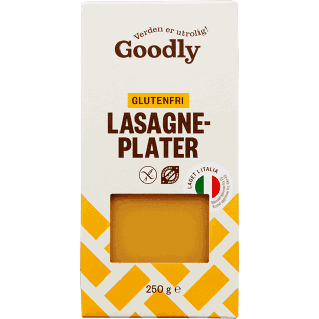 Lasagneplater glutenfri 250g