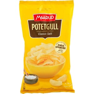 Potetgull Classic Salt 250g
