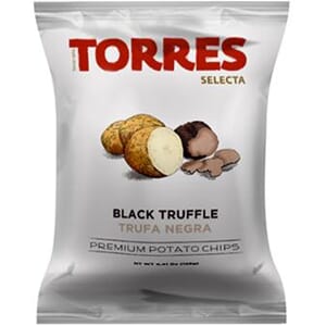 Chips torres, sort trøffel 40 gram