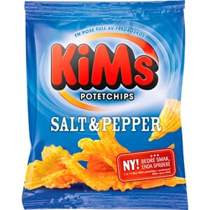 Potetchips Salt&Pepper Kims 30g
