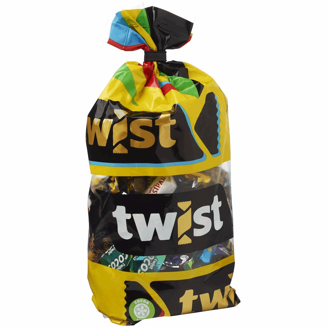 thumbnail image 2 of Freia Twist Konfekt Norwegian Milk Chocolate, 490g Assortment Bag, Individually Wrapped 2 of 4