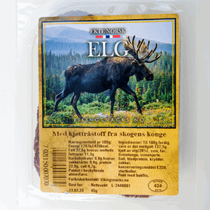 Vikingsnacks elgpølse bx 45g