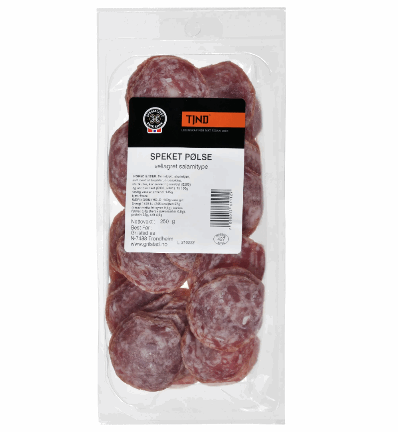 Tind Vellagret Salamitype 250g