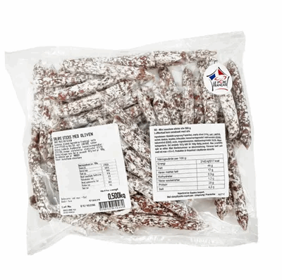 Mini saucisse sticks oliven 500g