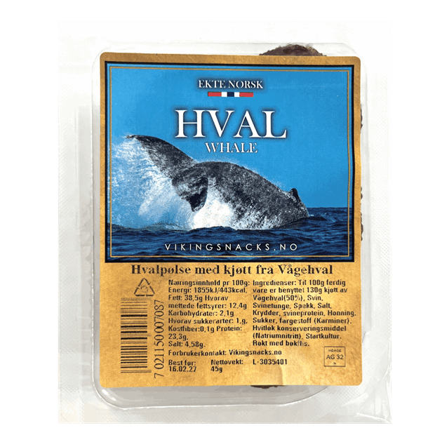 Vikingsnacks hval 45g