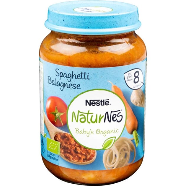 Naturnes spagetti bolognese 8m økol. 190g