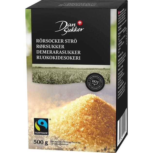 Demerara sukker fairtrade 500g