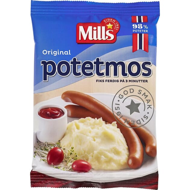 Potetmos vanlig 90g