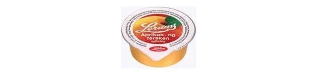 Aprikos-fersken kuvert syltetøy 100x24g