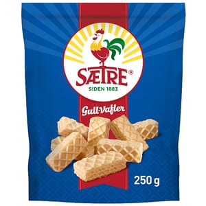 Gullvafler dobbel vanilje 250g