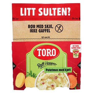 Potetmos med kjøtt rett i koppen 53g
